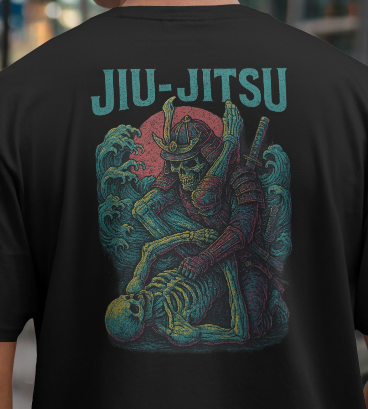 Samurai Skeleton Jiu-Jitsu Tee
