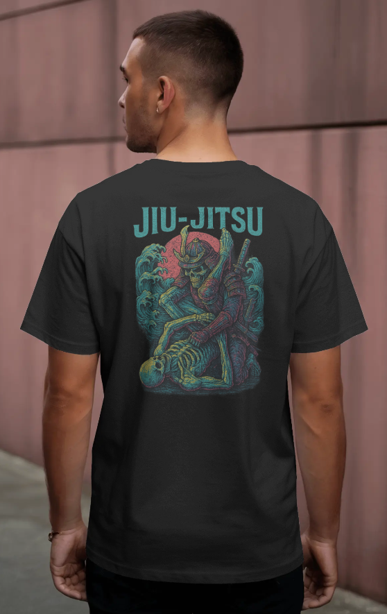 Samurai Skeleton Jiu-Jitsu Tee
