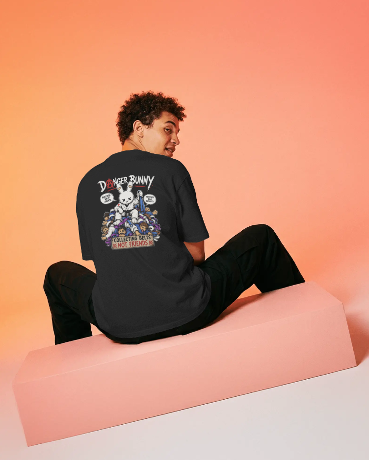 Danger Bunny – Collecting Belts, Not Friends Tee 🥋🐰