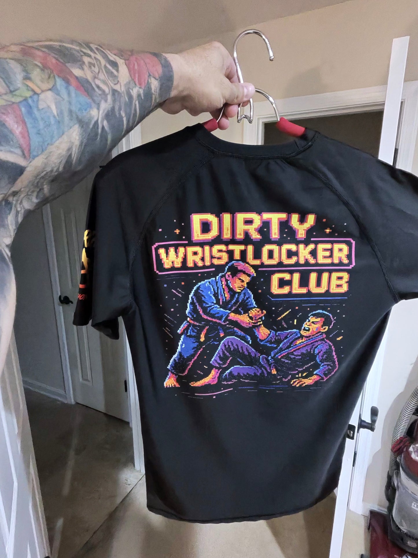 Dirty Wristlocker Club BJJ Rash Guard