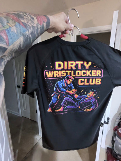 Dirty Wristlocker Club BJJ Rash Guard